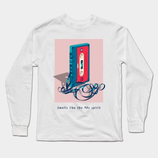 Smells like the 90s spirit cassette Long Sleeve T-Shirt